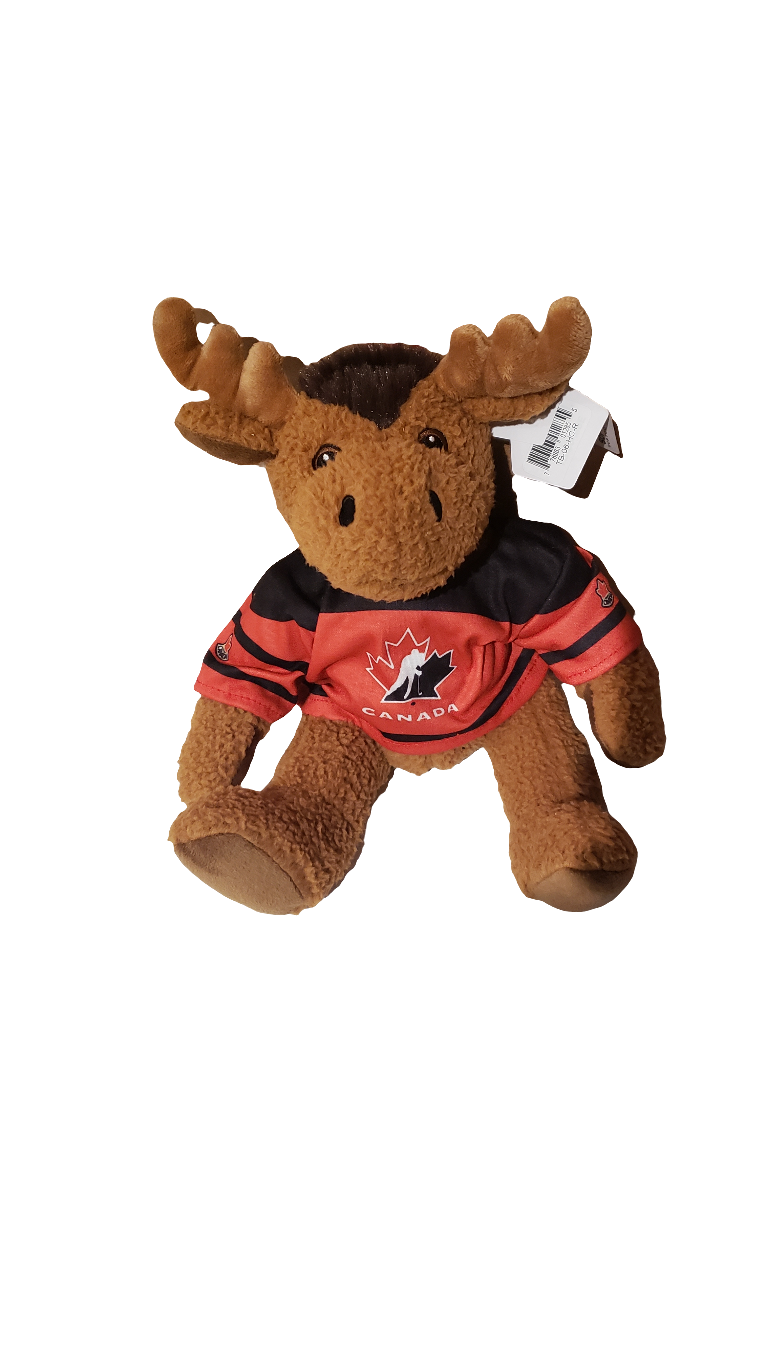 Maison en peluche Moose Hockey Canada IIHF 10" Curly Gritter