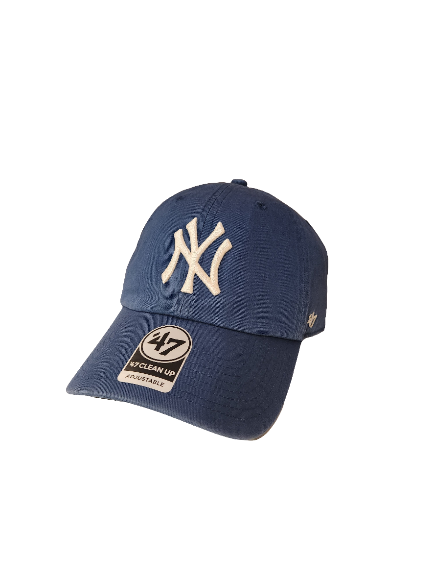 New York Yankees MLB 47 Brand Men's Timber Blue Clean Up Adjustable Hat