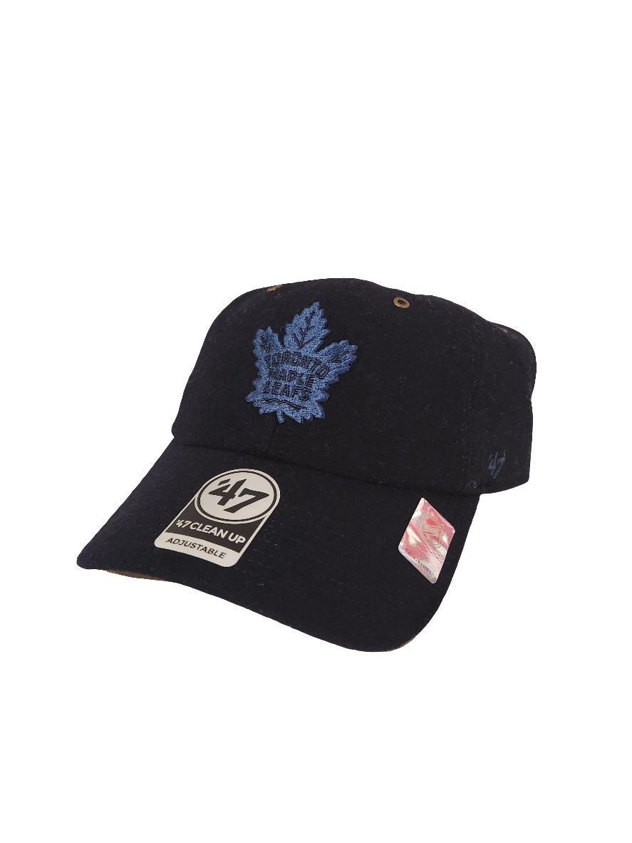 Toronto Maple Leafs NHL 47 Brand Men's Tonal Blue Peacoat Clean Up Adjustable Hat