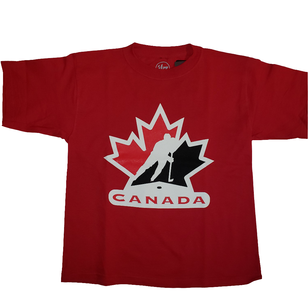 Hockey Canada IIHF 47 Brand Youth Red Fan T-Shirt