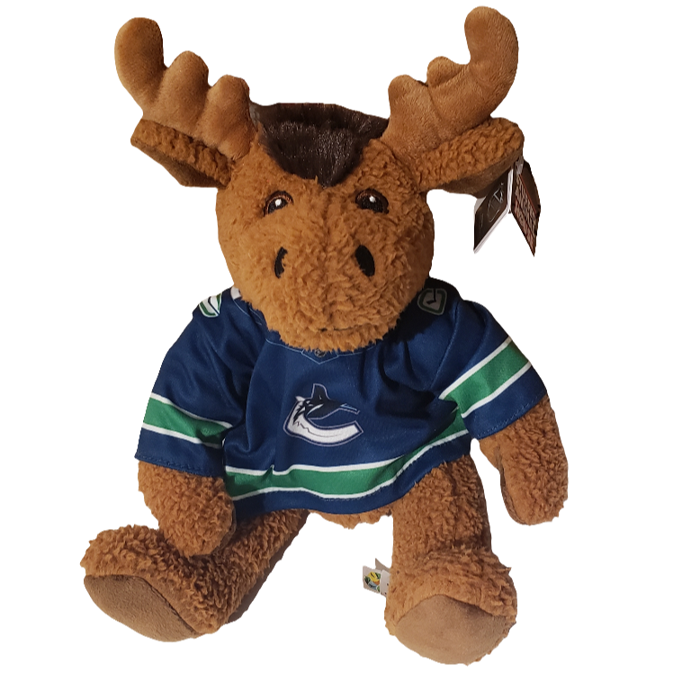 Maison en peluche Moose Vancouver Canucks NHL 10" Curly Gritter