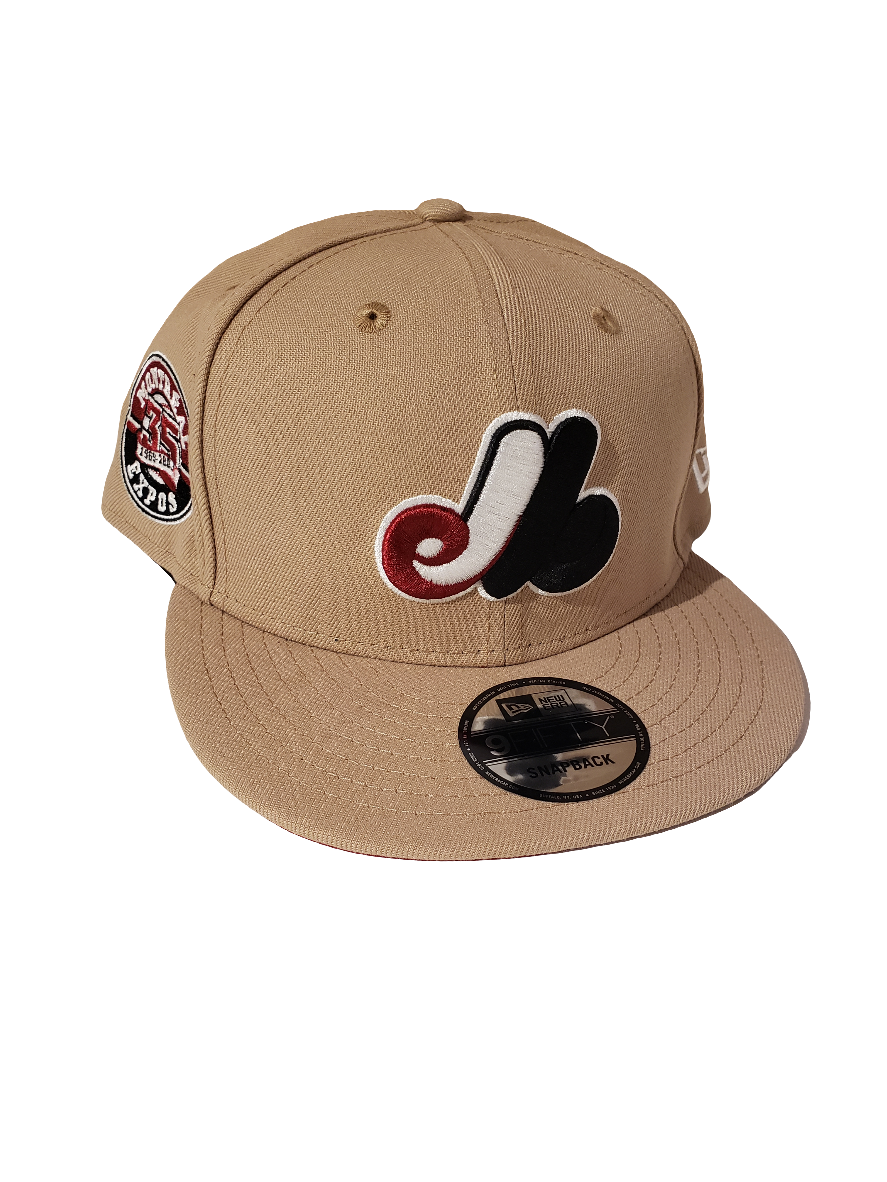 Montreal Expos MLB New Era Men's Beige 9Fifty Cooperstown 1982 All Star Game Snapback