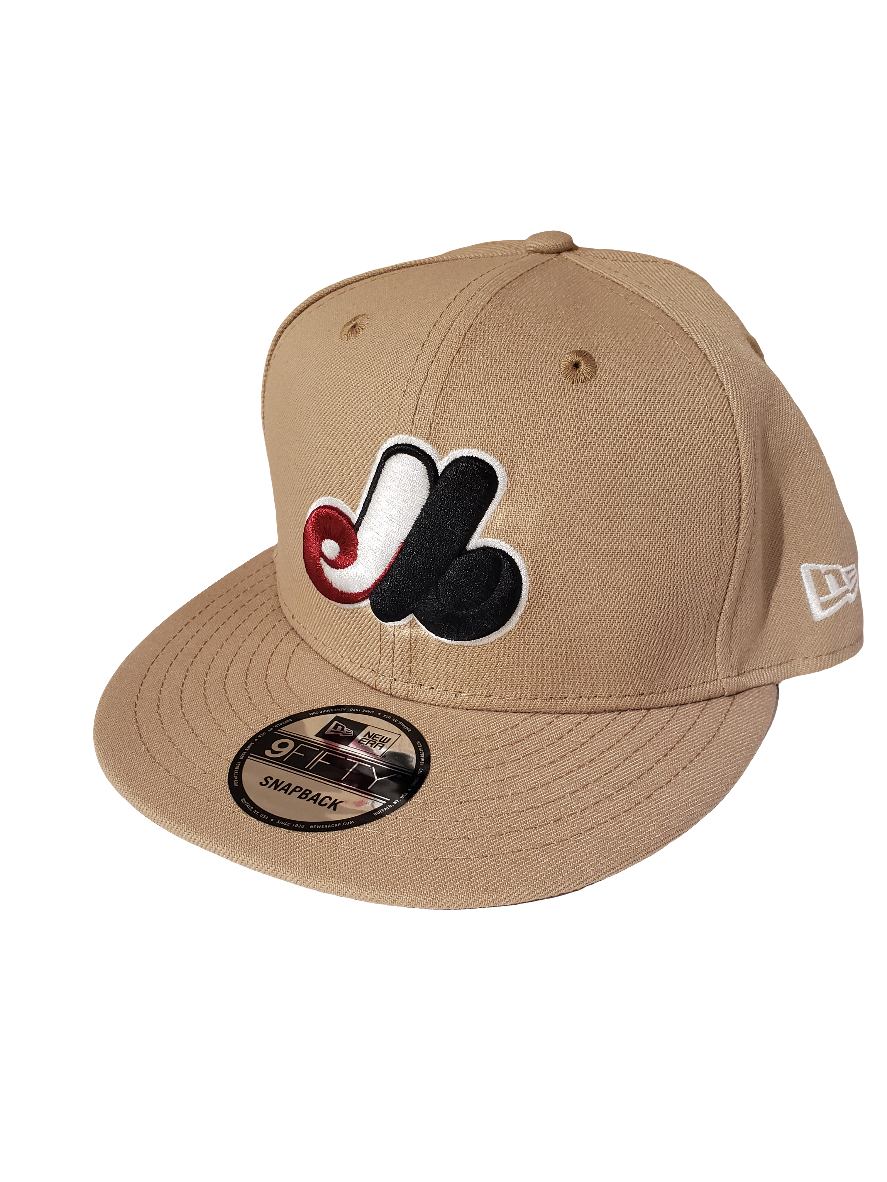 Montreal Expos MLB New Era Men's Beige 9Fifty Cooperstown 1982 All Star Game Snapback