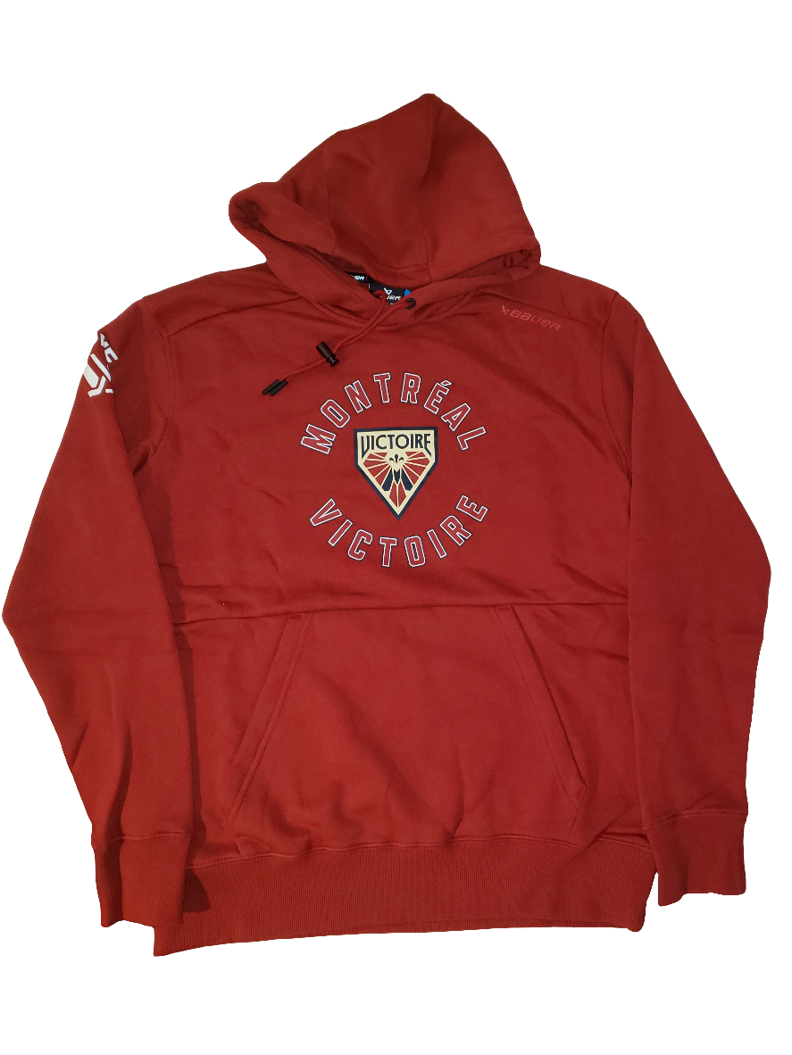 Montreal Victoire PWHL Bauer Unisex Maroon Ultimate Pullover Hoodie