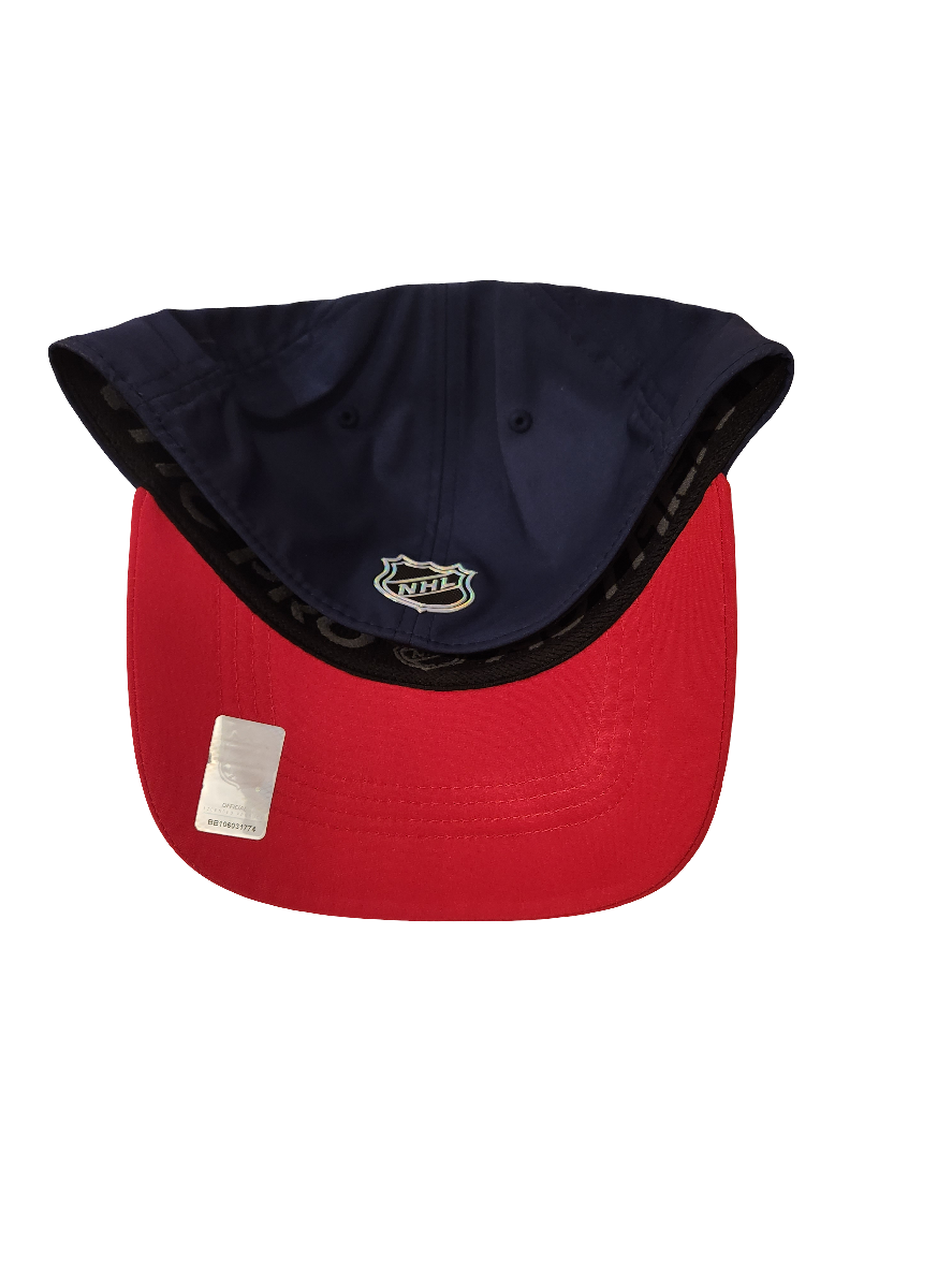 Montreal Canadiens NHL Fanatics Branded Men's Navy Rink Stretch Fit Hat