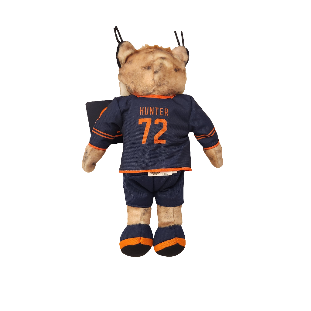 Maison en peluche Hunter des Oilers d'Edmonton de la LNH, mascotte en peluche de 10 pouces