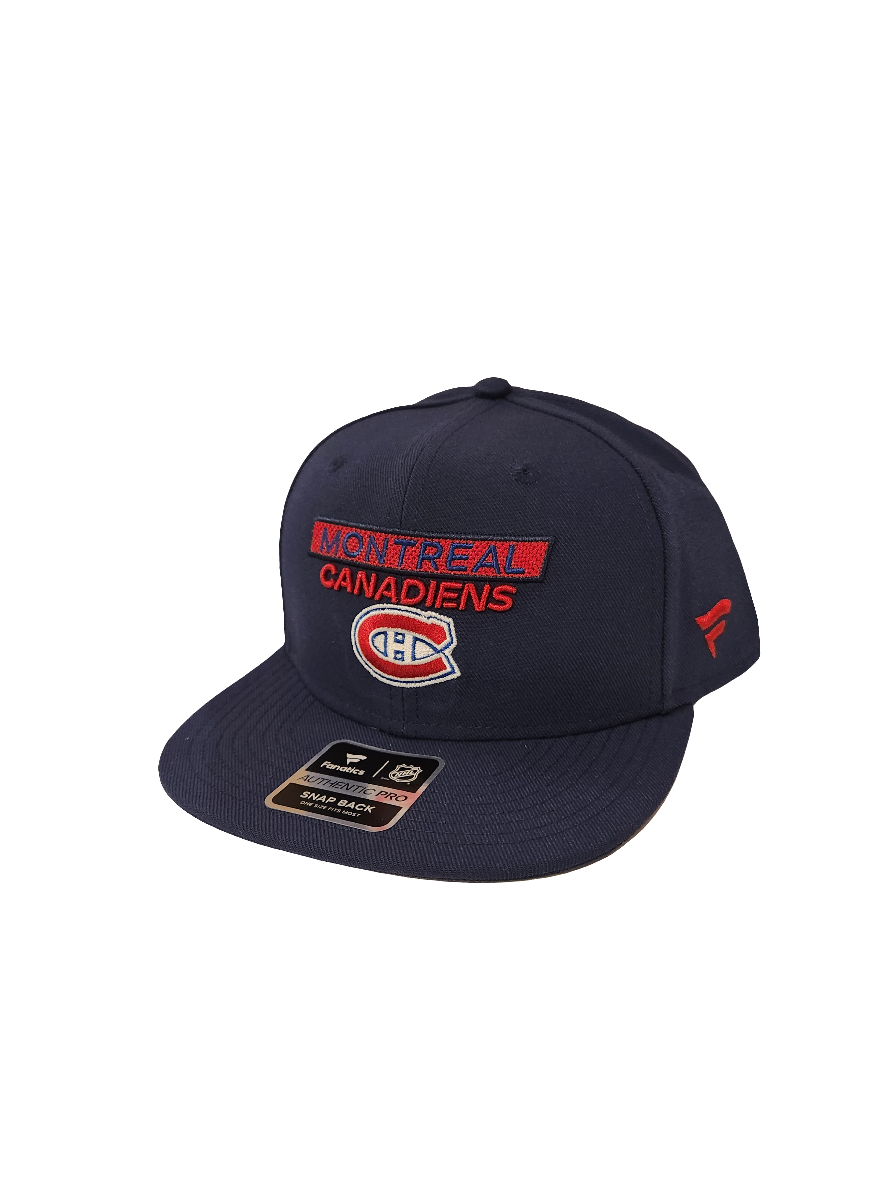 Montreal Canadiens Fanatics NHL Fanatics Branded Men's Navy Rink Prime Snapback