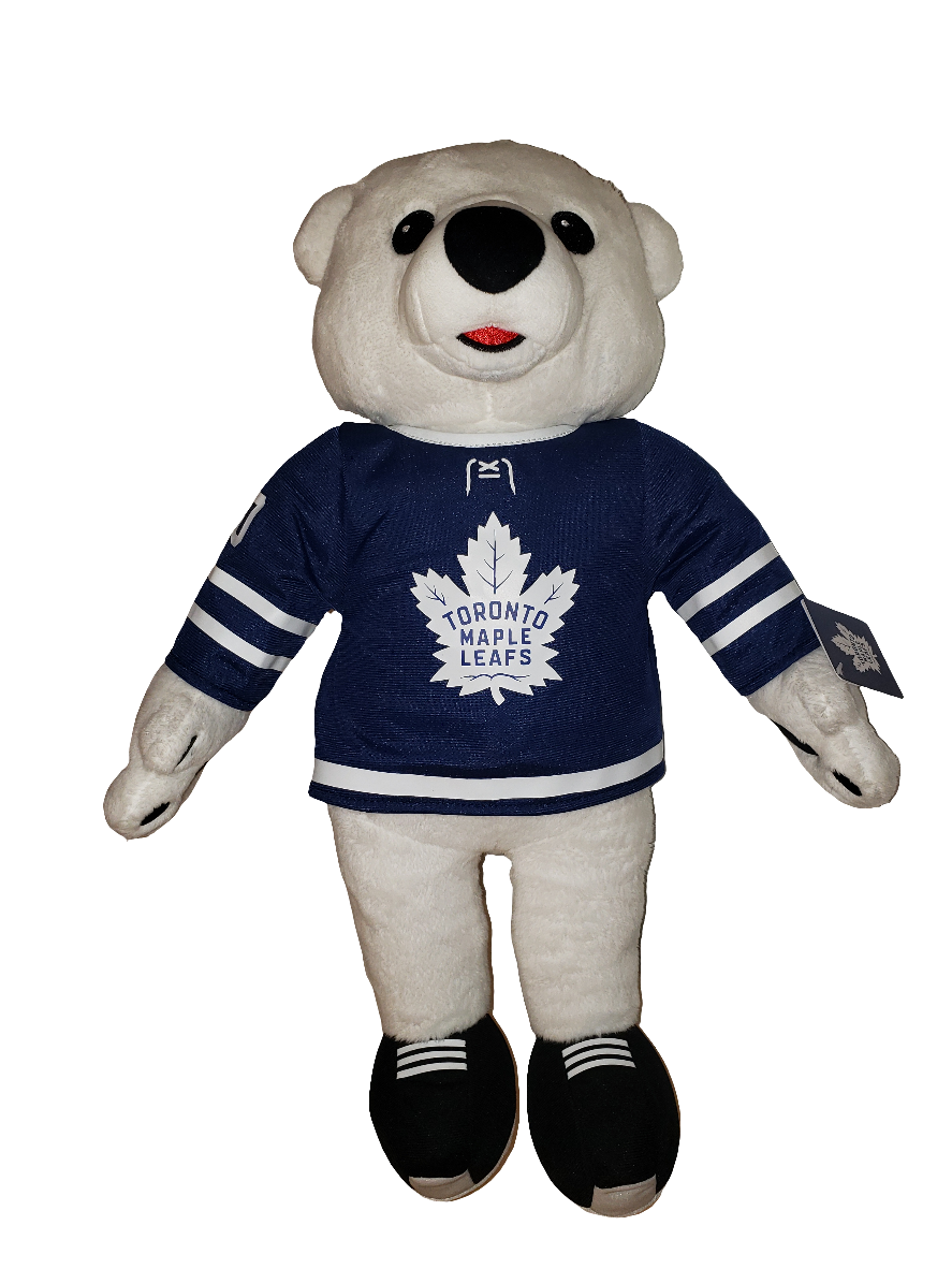 Carlton The Bear Toronto Maple Leafs NHL Stuffed Animal House 14" Plush Mascot