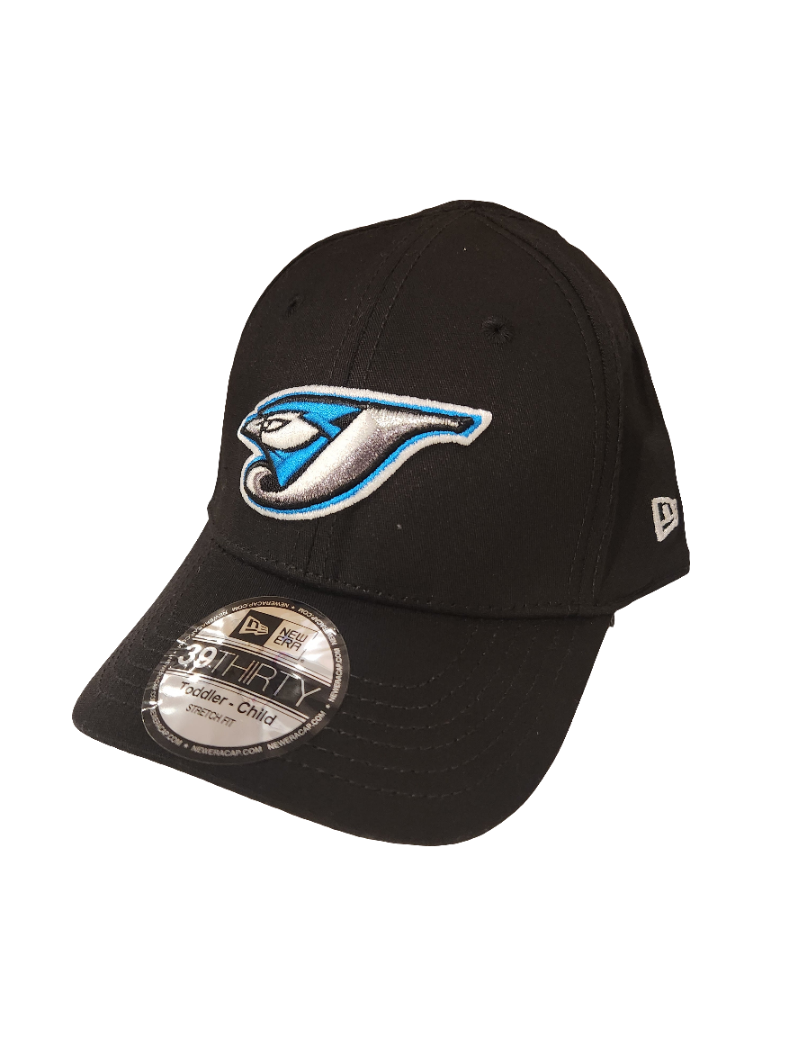 Toronto Blue Jays MLB New Era Toddler Black 39Thirty Tie Breaker Stretch Hat