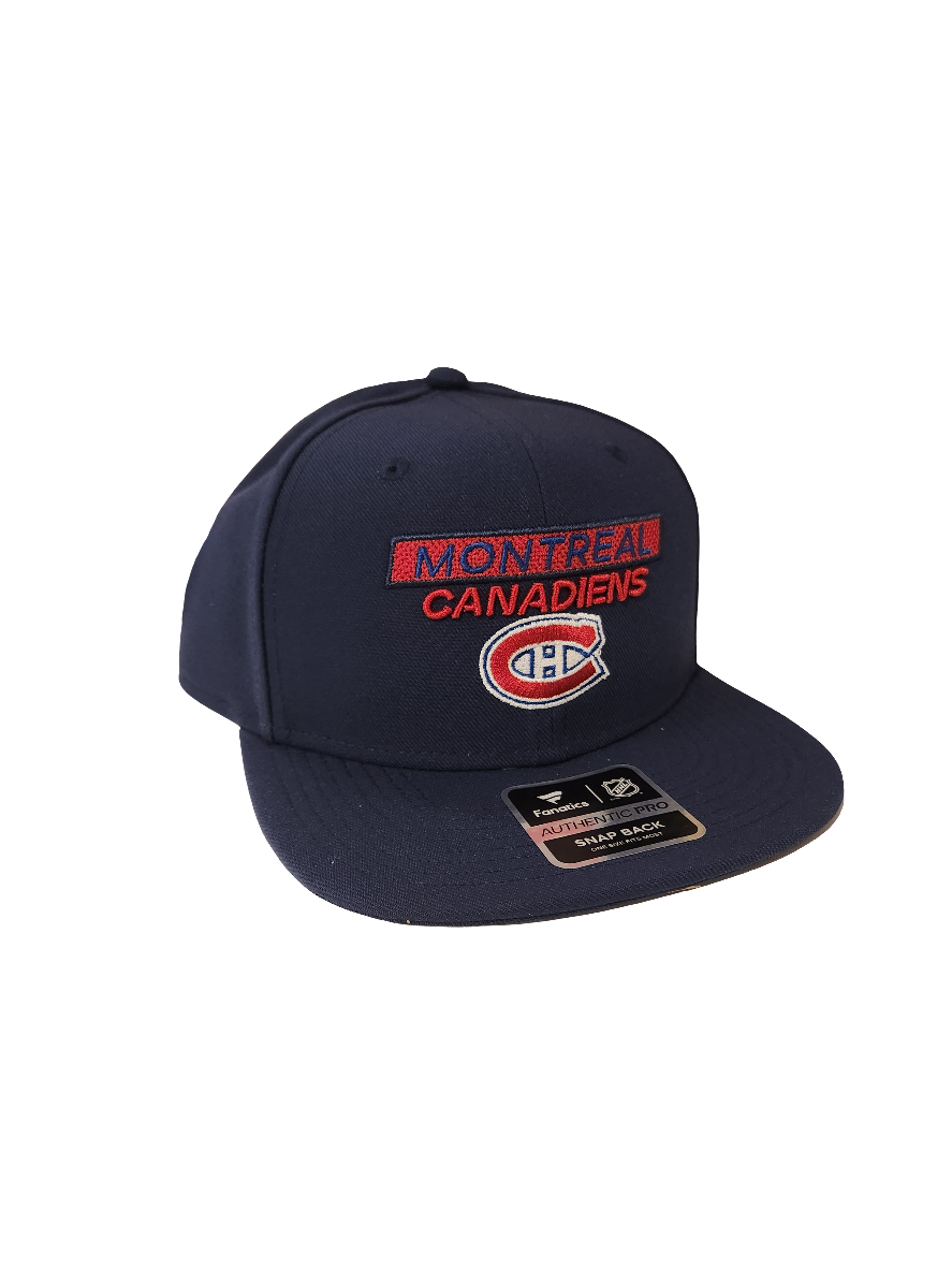 Canadiens de Montréal Fanatics NHL Fanatics Branded Men's Navy Rink Prime Snapback