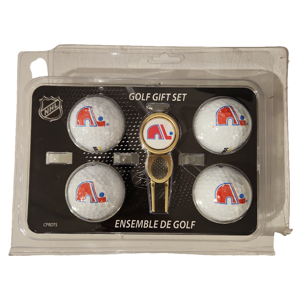 Quebec Nordiques NHL 4 Ball & Divot Tool Gift Set