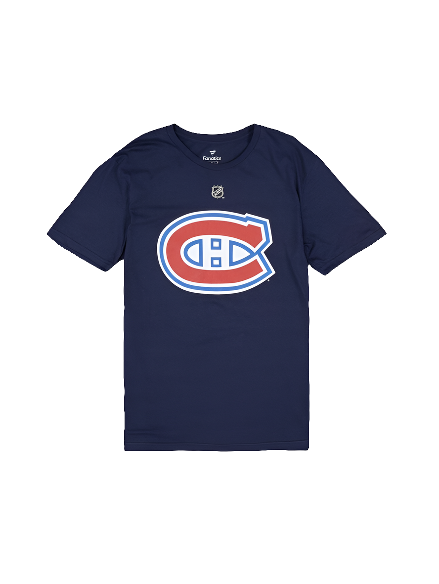 Sam Montembeault Montreal Canadiens NHL Fanatics Branded Men's Navy Authentic T-Shirt