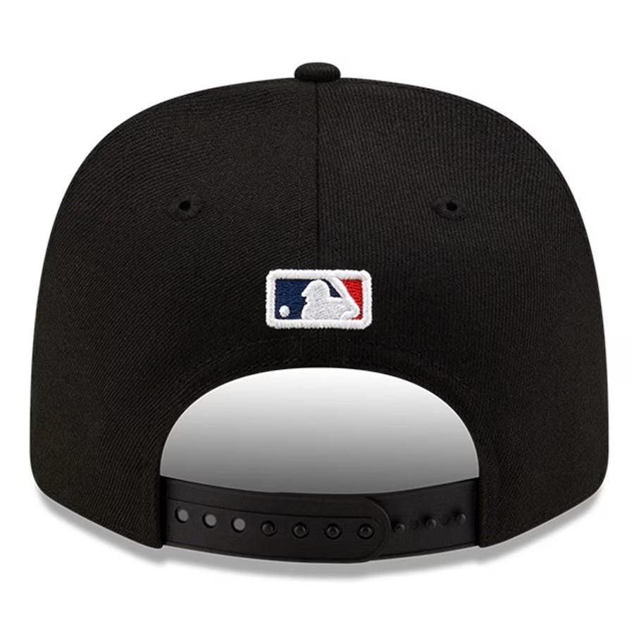 Casquette Snapback MLB New Era pour homme Los Angeles Dodgers 9Seventy World Series Champions Blanc/Noir