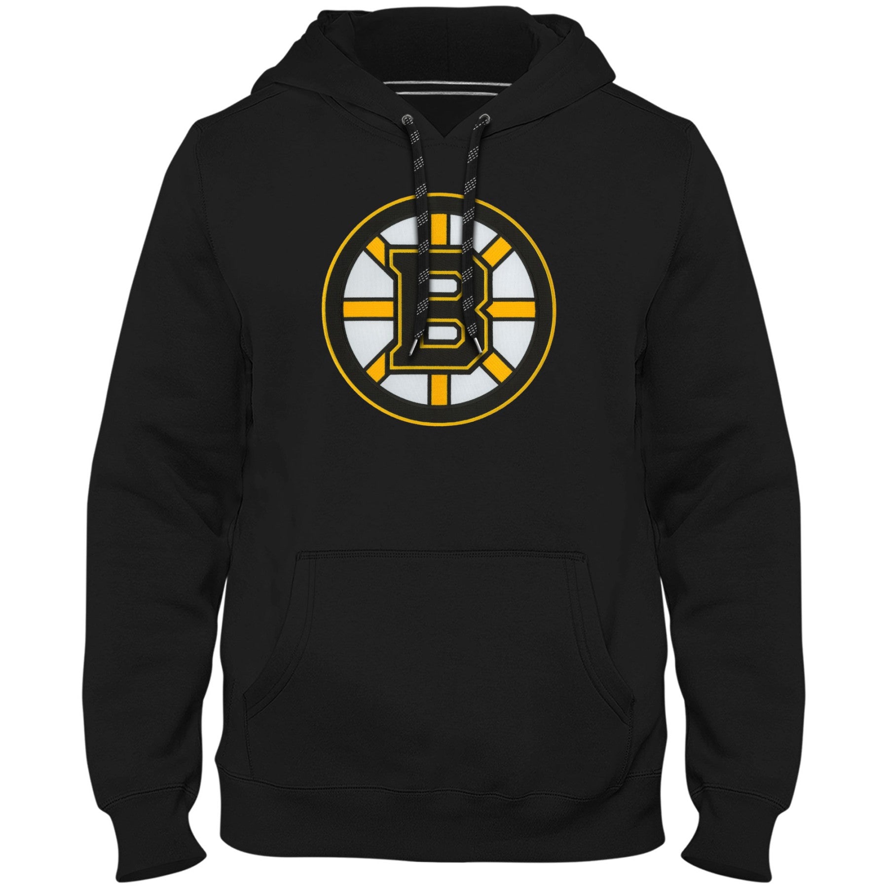 Boston Bruins NHL Bulletin Men's Black Express Twill Logo Hoodie