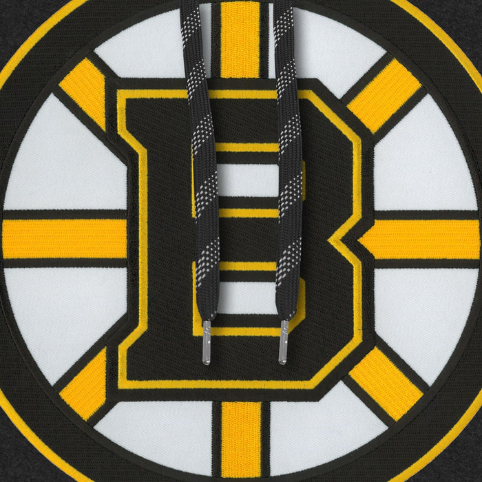 Boston Bruins NHL Bulletin Men's Black Express Twill Logo Hoodie