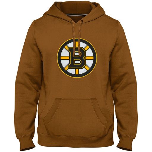 Men's Boston Bruins Vintage B Logo Lacer Pullover Hoodie