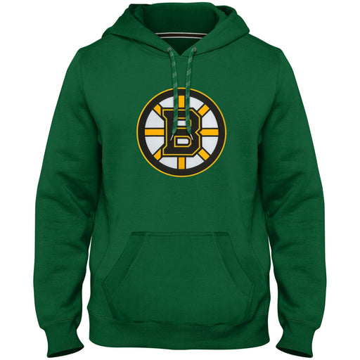 Boston Bruins NHL Bulletin Men's Green Express Twill Logo Hoodie
