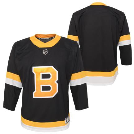Boston Bruins NHL Outerstuff Youth Black Alternate Premier Jersey