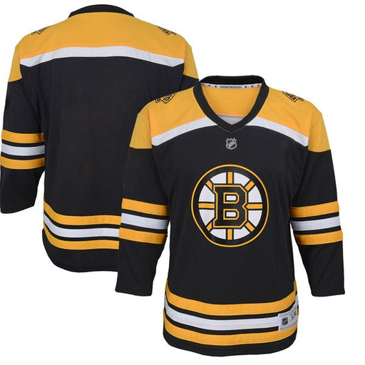 Boston Bruins NHL Outerstuff Youth Black Premier Jersey