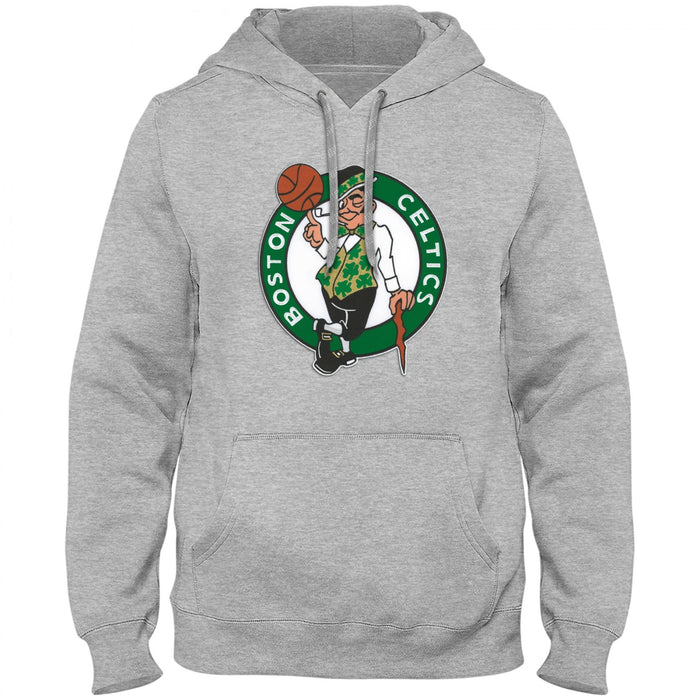 Boston Celtics NBA Bulletin Men's Athletic Grey Express Twill Logo Hoodie