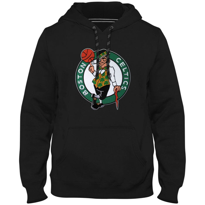 Boston Celtics NBA Bulletin Men's Black Express Twill Logo Hoodie