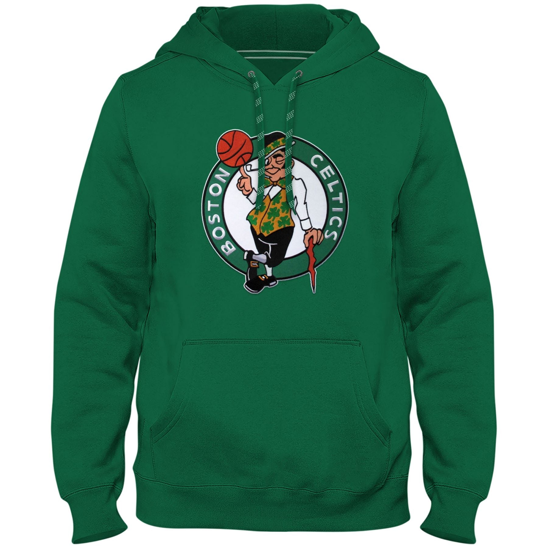 Boston Celtics NBA Bulletin Men's Green Express Twill Logo Hoodie