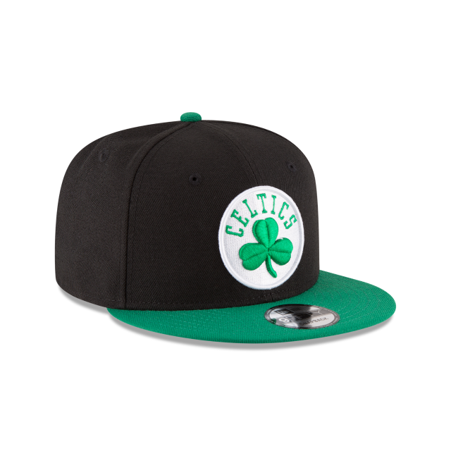 Boston Celtics NBA New Era Men's Black/Green 9Fifty 2 Tone Snapback