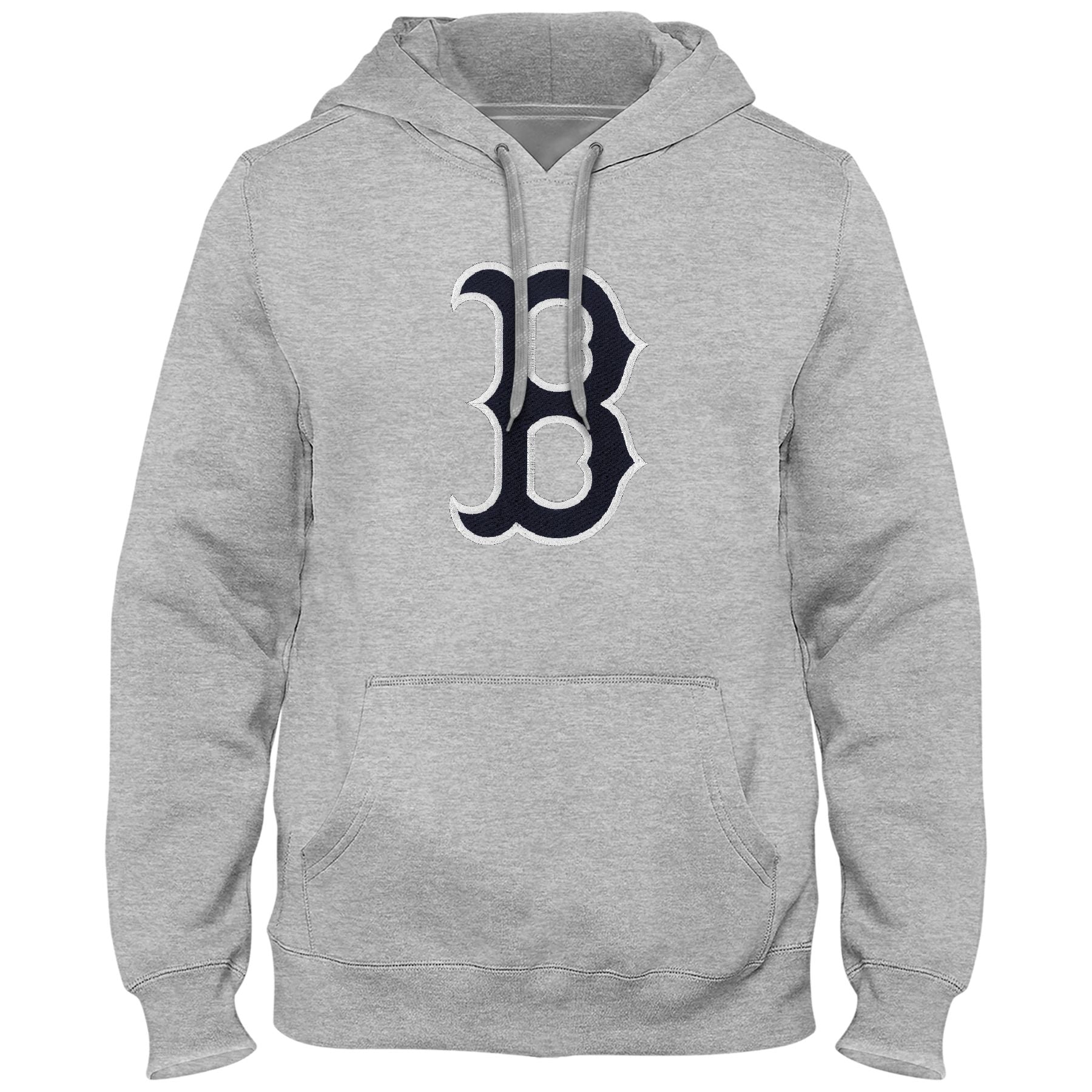 Boston Red Sox MLB Bulletin Men's Athletic Grey Express Twill Logo Hoodie