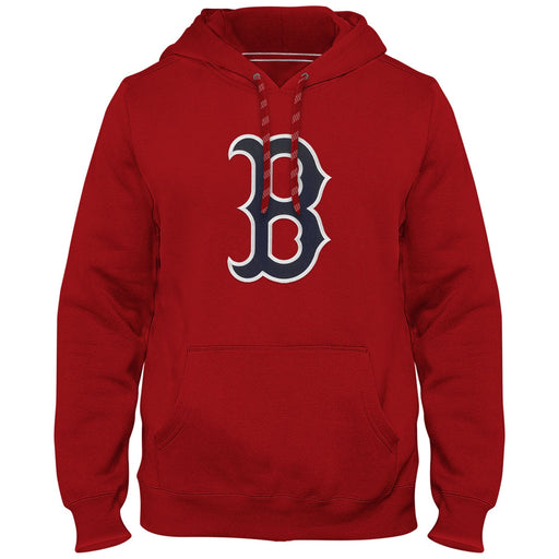 Boston Red Sox MLB Bulletin Men's Red Express Twill Logo Hoodie