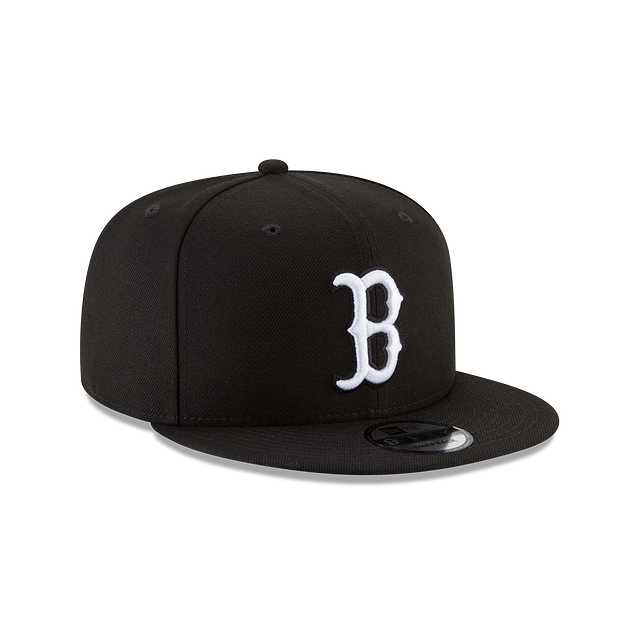 Boston Red Sox MLB New Era Men's Black/White 9Fifty Snapback