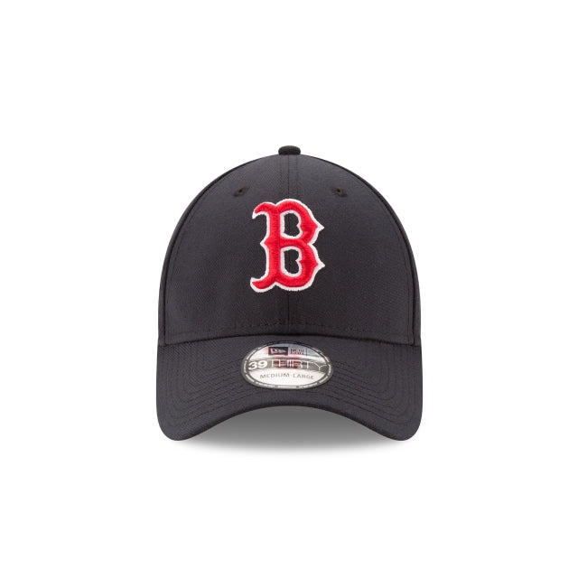 Boston Red Sox MLB New Era Men's Navy 39Thirty Team Classic Stretch Fit Hat