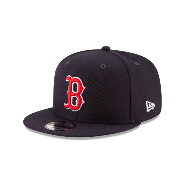 Boston Red Sox MLB New Era Men's Navy 9Fifty Team Color Basic Snapback