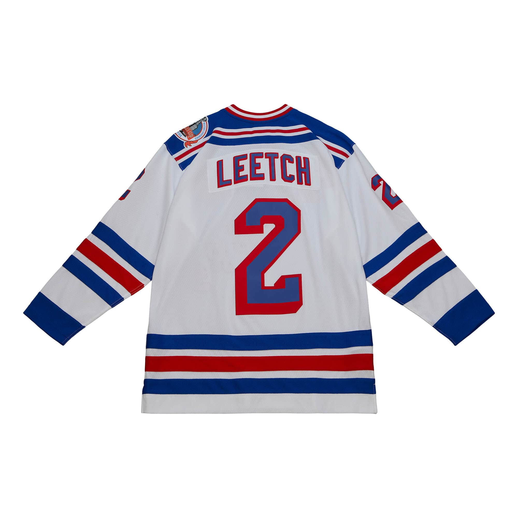 Brian Leetch New York Rangers NHL Mitchell & Ness Men's White 1993 Blue Line Authentic Jersey