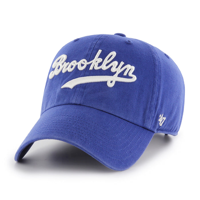 Brooklyn Dodgers MLB 47 Brand Men's Royal Blue Vintage Clean Up Adjustable Hat
