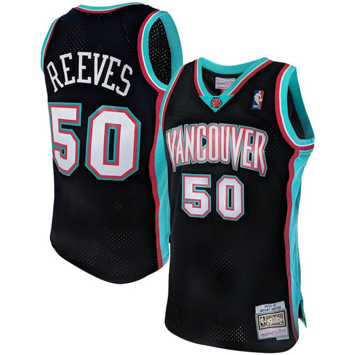 Bryant Reeves Vancouver Grizzlies NBA Mitchell & Ness Men's Black 2000-01 Hardwood Classics Swingman Jersey
