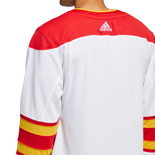 Calgary Flames NHL Adidas Men's White Primegreen Authentic Pro Jersey