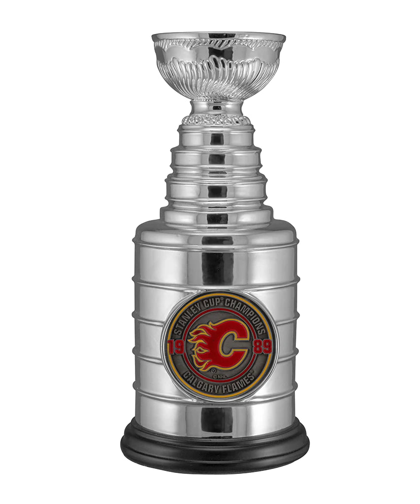 Calgary Flames NHL TSV 1989 Stanley Cup Champions 8" Replica Trophy