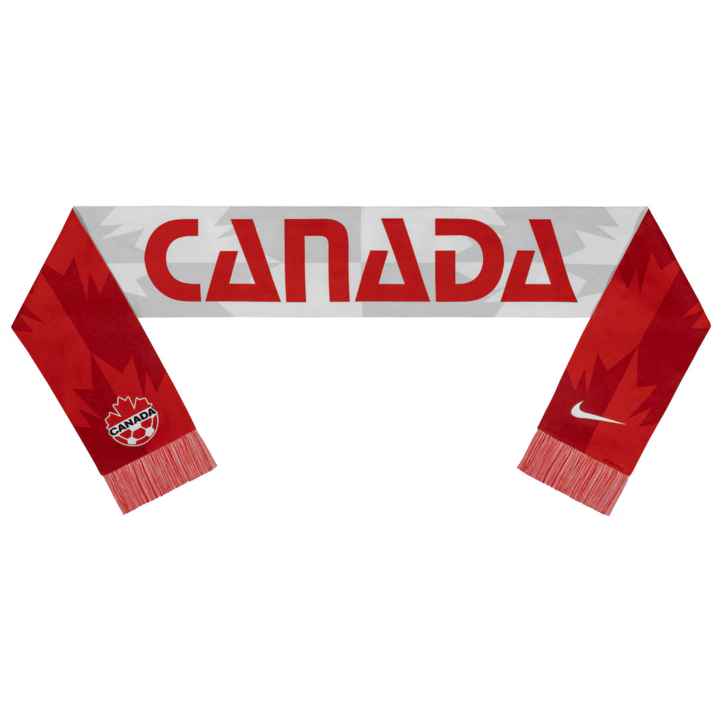 Canada Soccer FIFA Nike Red/White Unisex Global Futbol Sublimated Scarf