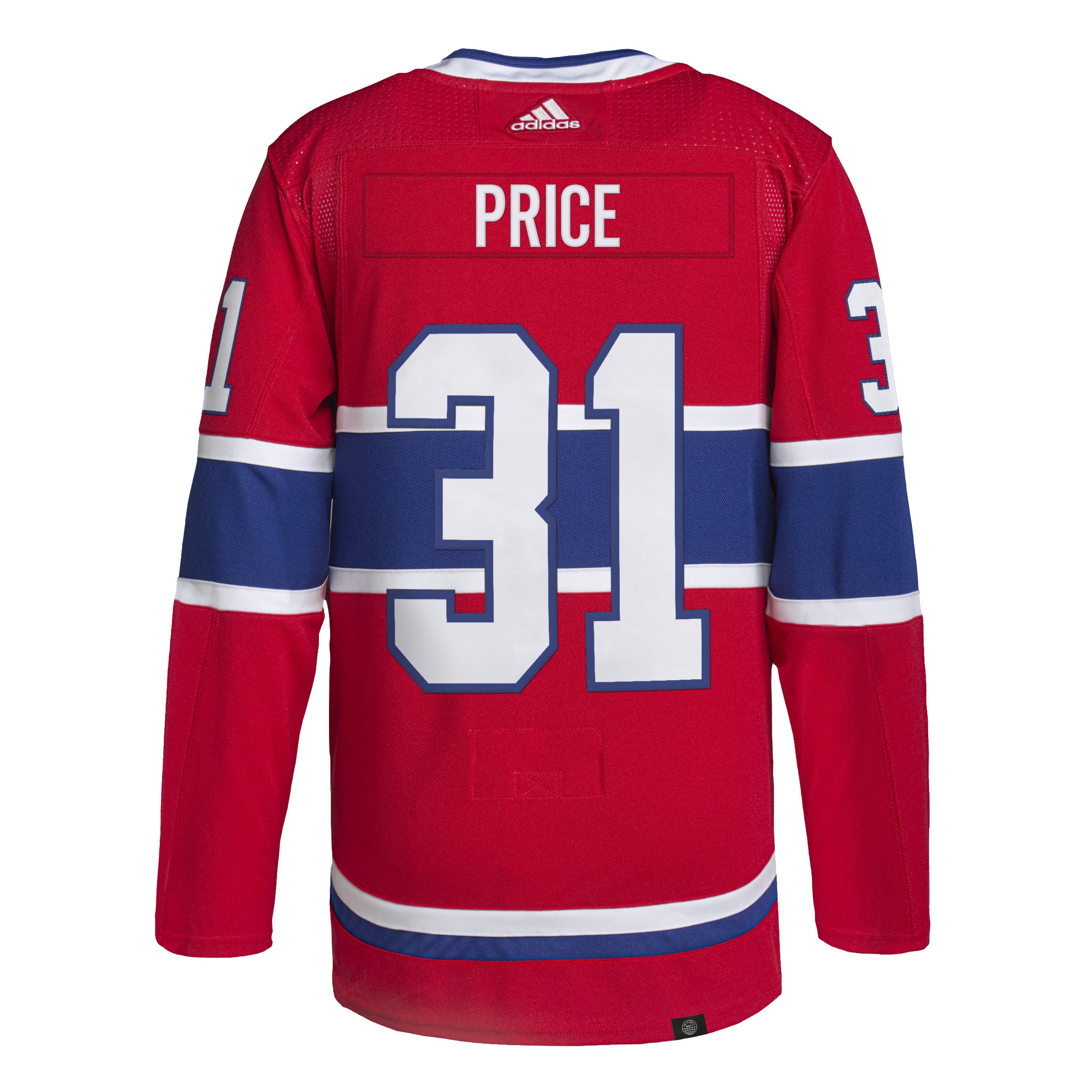 Carey Price Montreal Canadiens NHL Adidas Men's Red Primegreen Authentic Pro Jersey