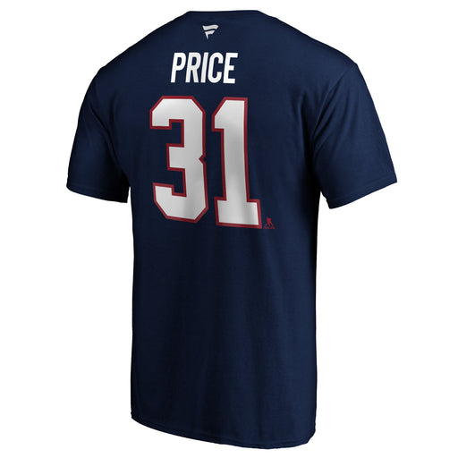 Carey Price Montreal Canadiens NHL Fanatics Branded Men's Navy Authentic T-Shirt