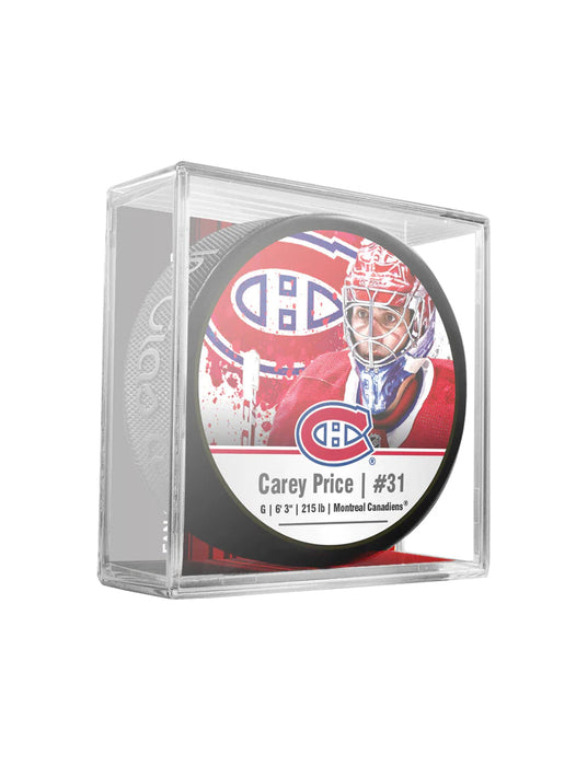 Carey Price Montreal Canadiens NHL Inglasco Cube Star Hockey Puck