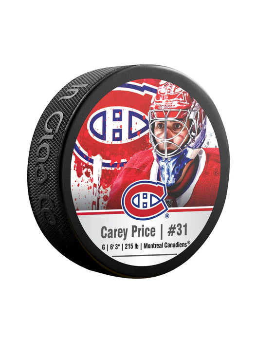 Carey Price Montreal Canadiens NHL Inglasco Cube Star Hockey Puck