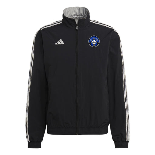 CF Montreal MLS Adidas Men's Black Anthem Reversible Jacket