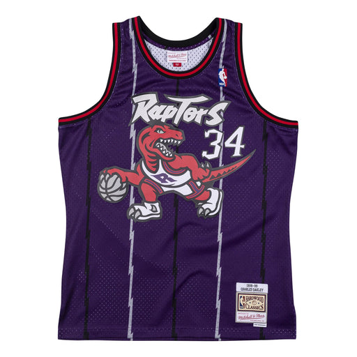 Charles Oakley Toronto Raptors NBA Mitchell & Ness Men's Purple 1998-99 Hardwood Classics Swingman Jersey
