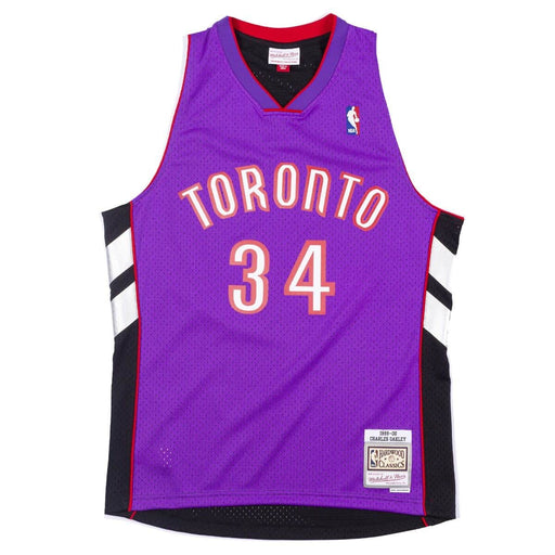 Charles Oakley Toronto Raptors NBA Mitchell & Ness Men's Purple 1999-2000 Hardwood Classics Swingman Jersey