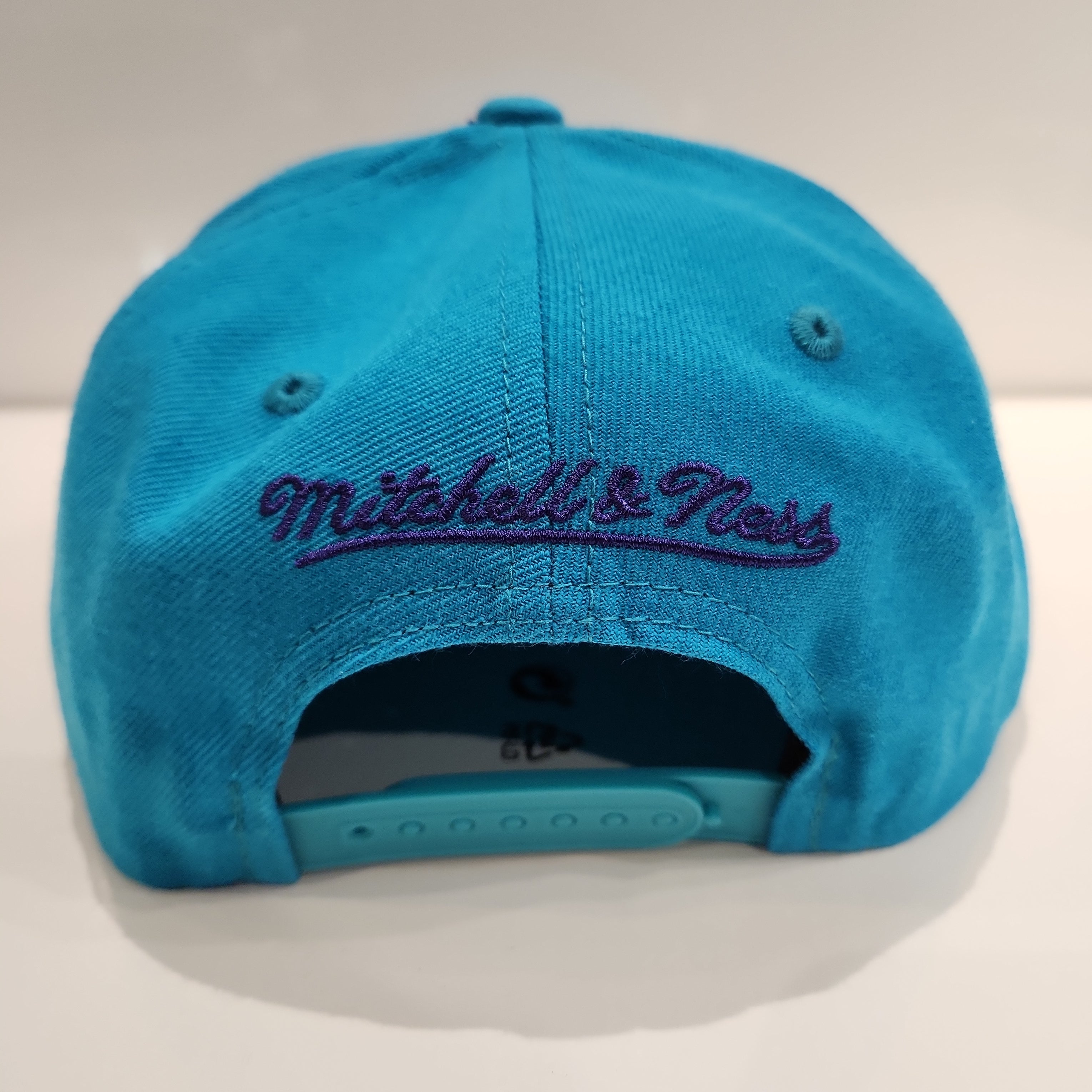 Charlotte Hornets NBA Mitchell & Ness Men's Teal/Purple Two Tone Snapback