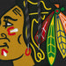 Chicago Blackhawks NHL Bulletin Men's Black Express Twill Logo Hoodie