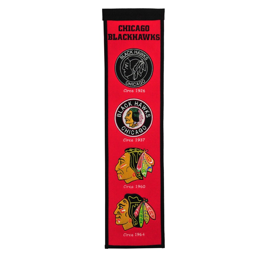 Chicago Blackhawks NHL Winning Streak Red 8"x32" Premium Heritage Banner