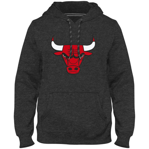 Chicago Bulls NBA Bulletin Men's Charcoal Express Twill Logo Hoodie