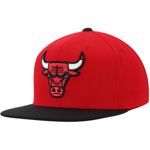 Chicago Bulls NBA Mitchell & Ness Men's Red Two Tone Snapback